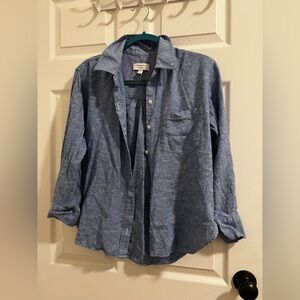 Blue Button Up